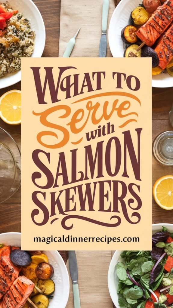 What to serve with salmon skewers
