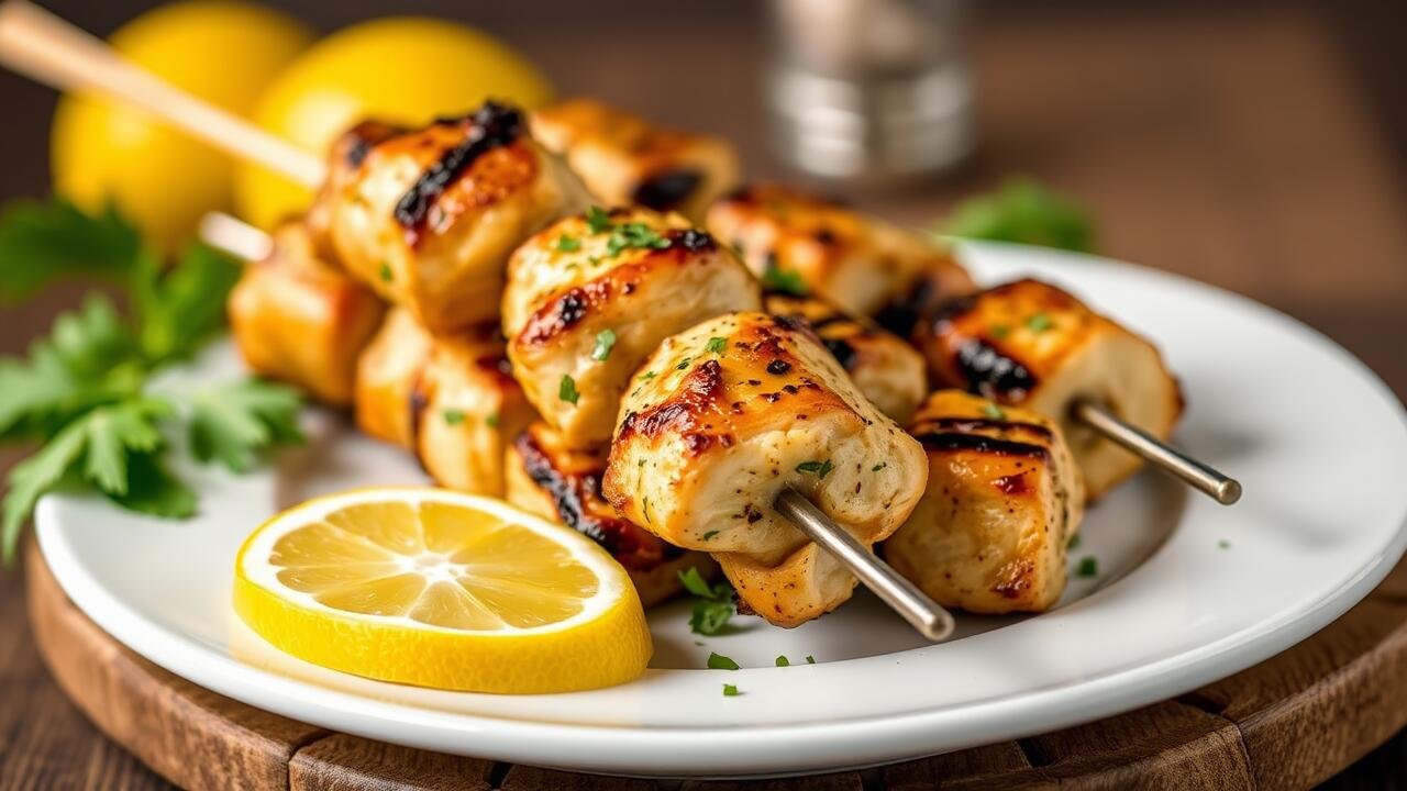 Zesty Lemon Herb Chicken Kabobs