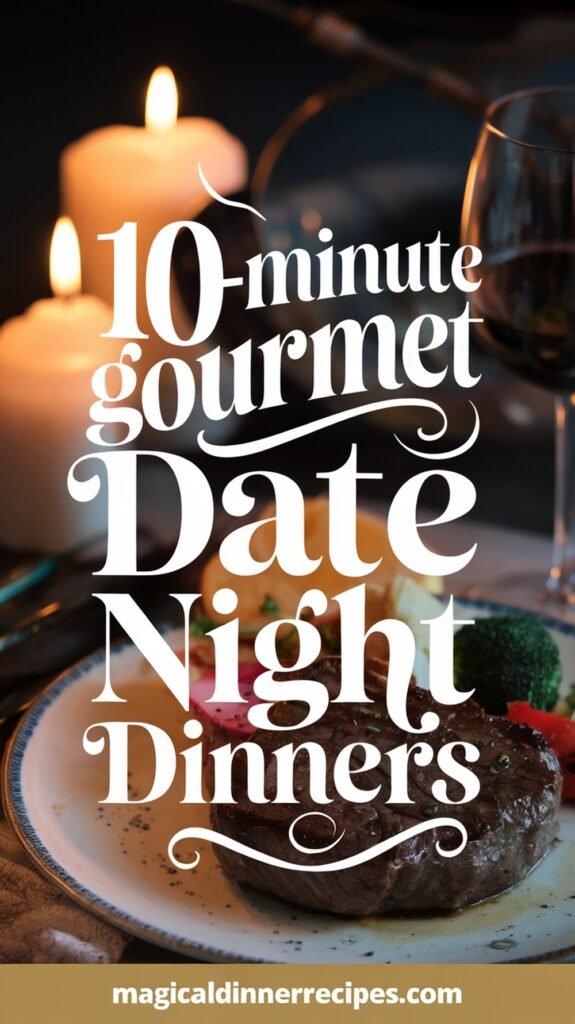 10-Minute Gourmet Date Night Dinners
