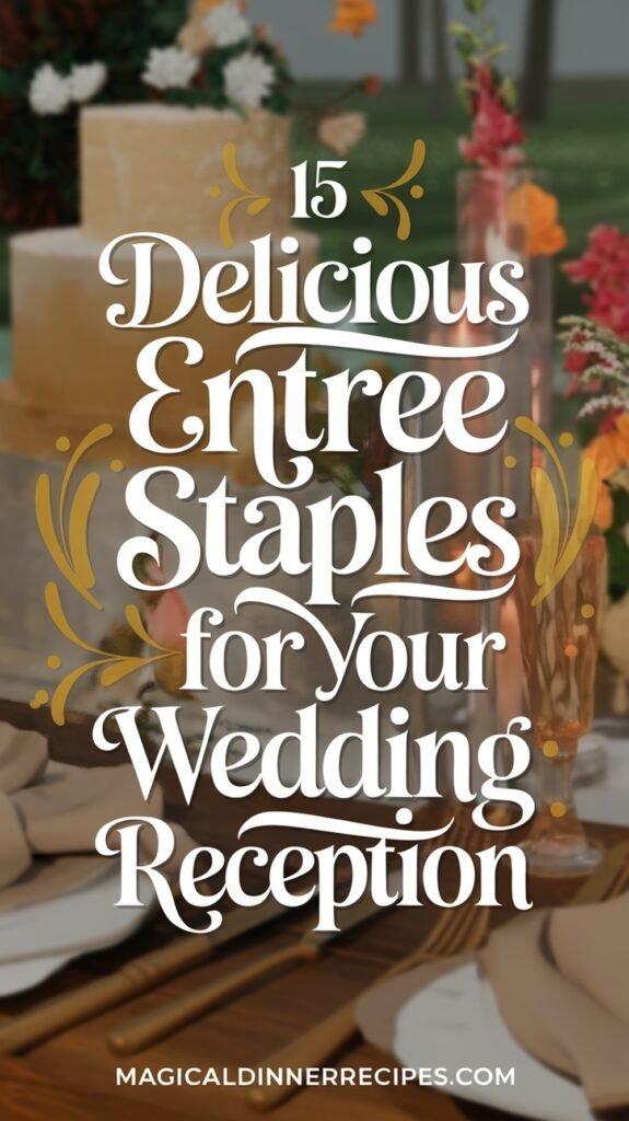 15 Delicious Entree Staples for Your Wedding Reception