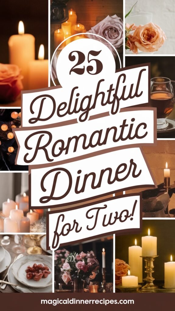25 Delightful Romantic Dinner Ideas for Two