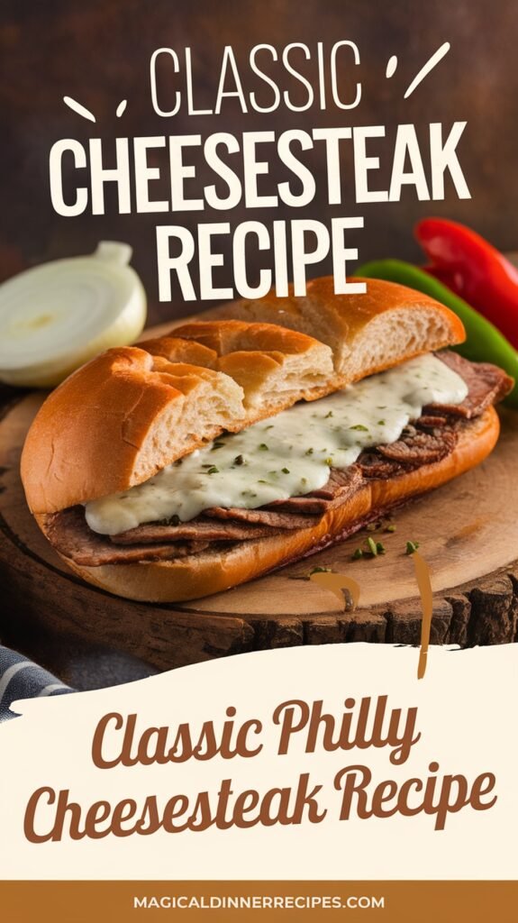 Classic Philly Cheesesteak Recipe