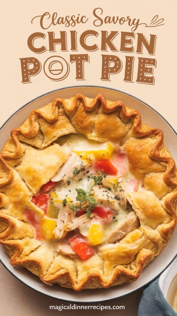 Classic Savory Chicken Pot Pie