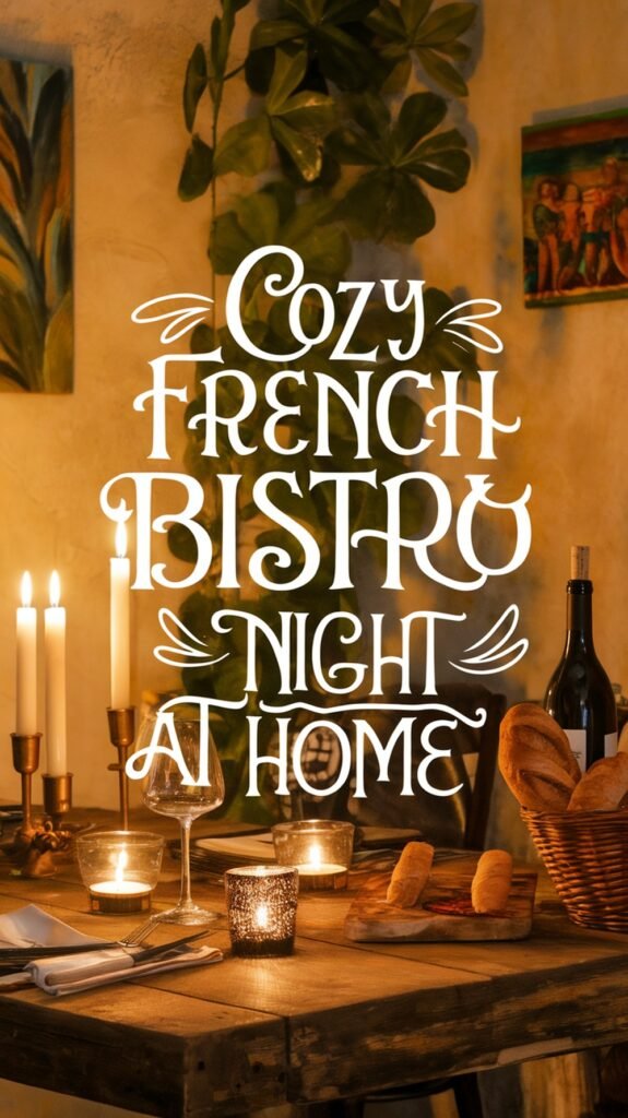 Cozy French Bistro Night at Home