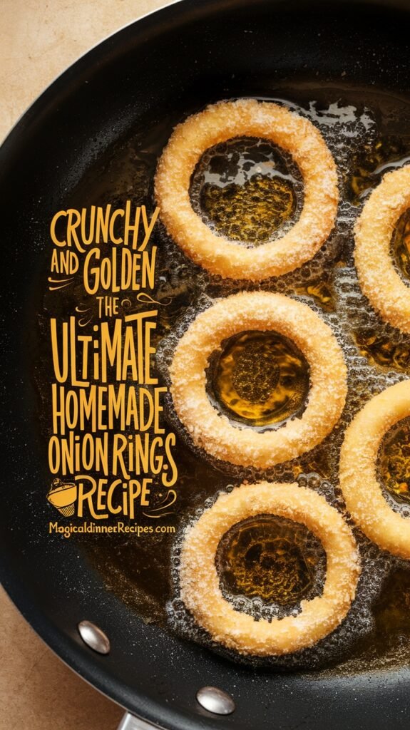 Crunchy and Golden The Ultimate Homemade Onion Rings Recipe