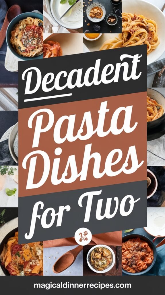 Decadent Pasta Dishes for Two