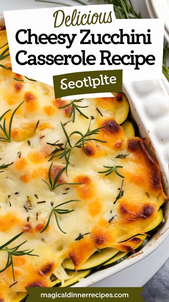 Delicious Cheesy Zucchini Casserole Recipe
