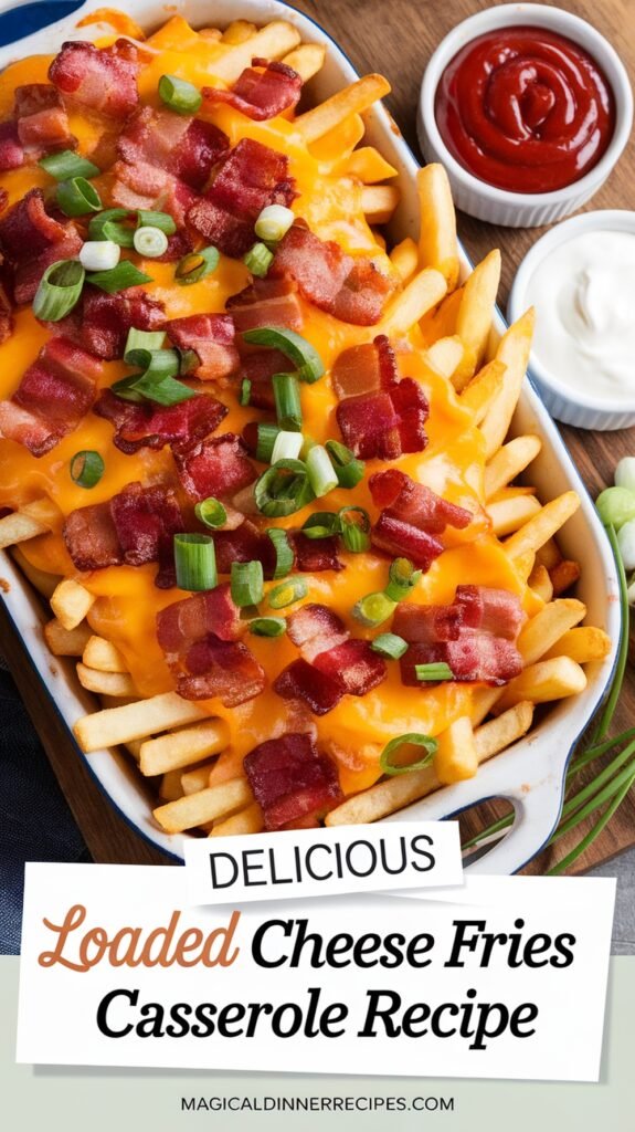 Delicious Loaded Cheese Fries Casserole Recipe