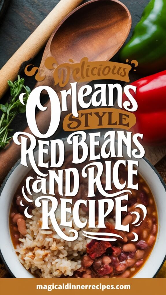 Delicious New Orleans Style Red Beans and Rice Recipe