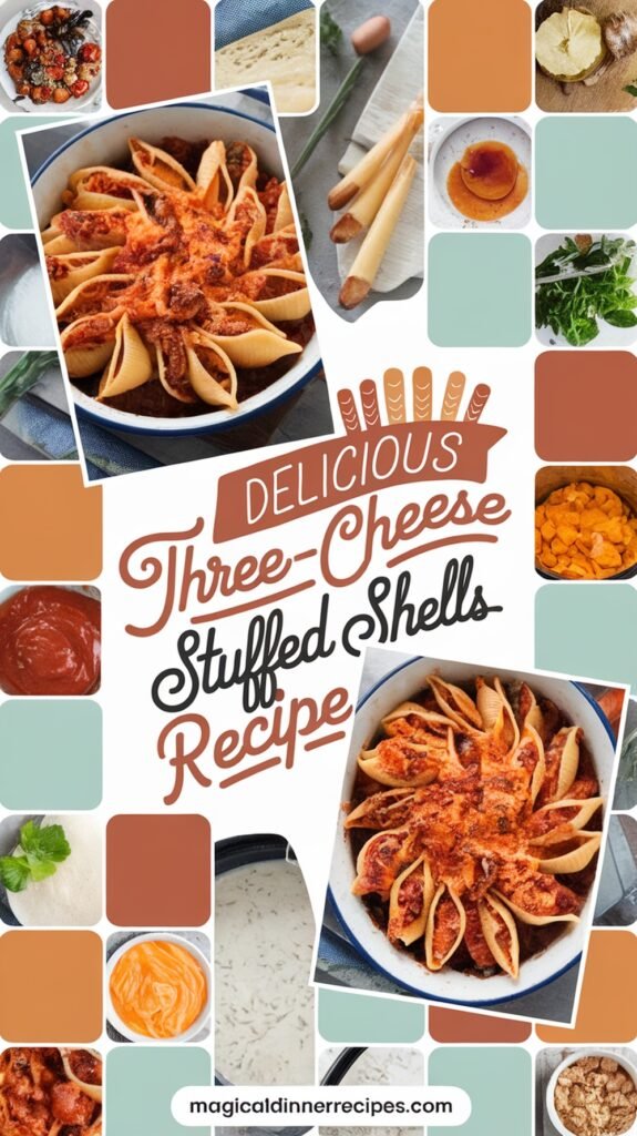 Delicious Three-Cheese Stuffed Shells Recipe