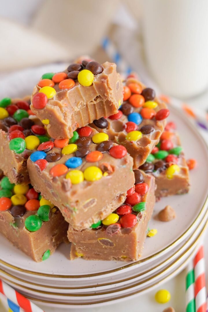 Grandma's M&M Peanut Butter Fudge Delight
