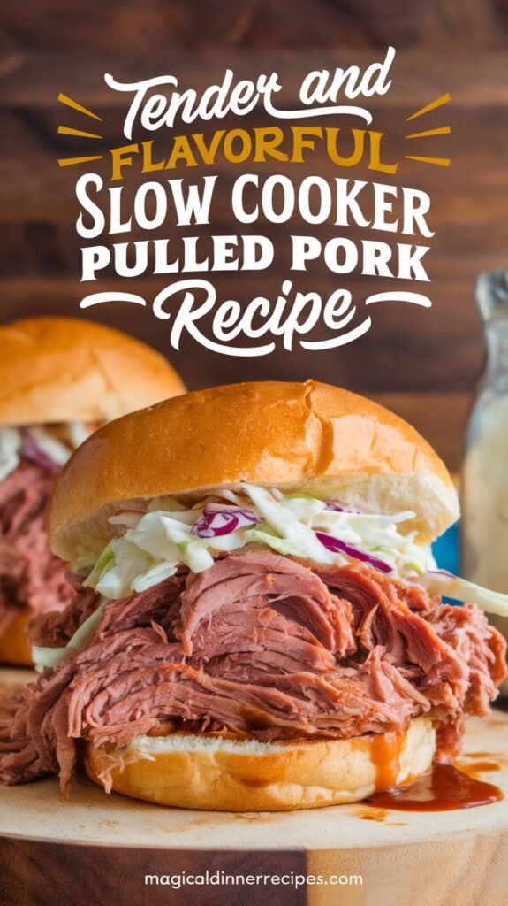 Tender and Flavorful Slow Cooker Pulled Pork Recipe