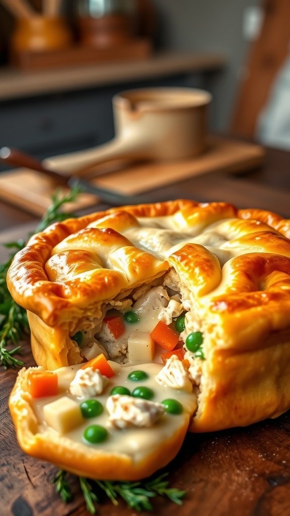 Classic Savory Chicken Pot Pie