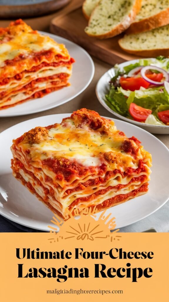 Ultimate Four-Cheese Lasagna Recipe