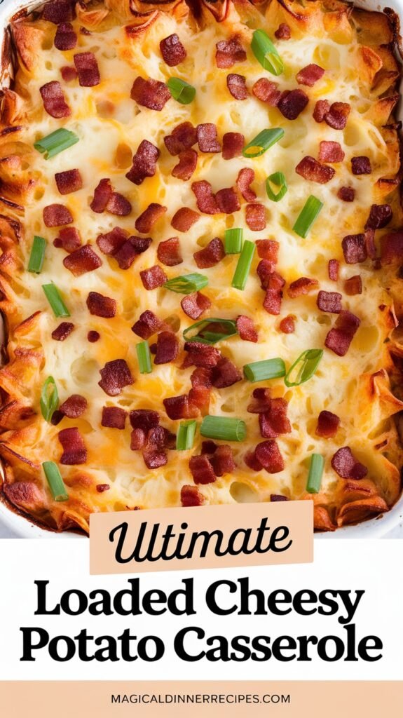 Ultimate Loaded Cheesy Potato Casserole