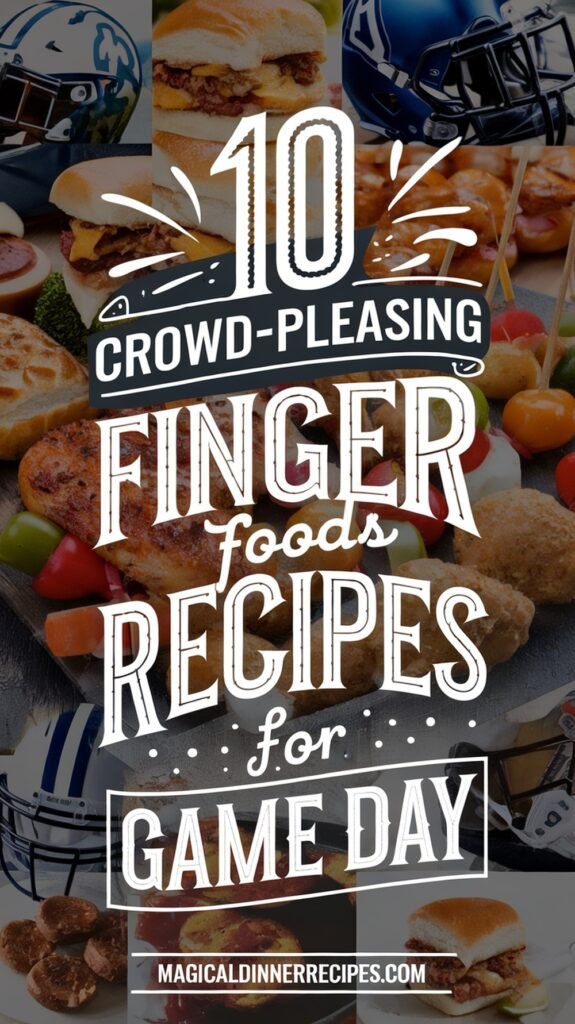 10 Crowd-Pleasing Finger Foods Recipes for Game Day