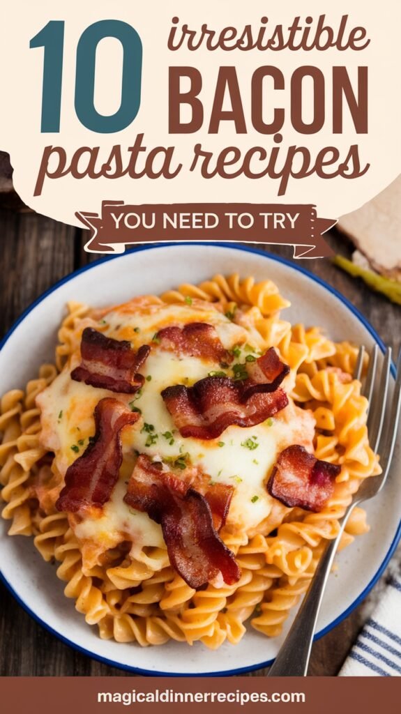 10 Irresistible Bacon Pasta Recipes You Need to Try