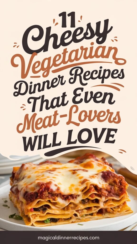 11 Cheesy Vegetarian Dinner Recipes That Even Meat-Lovers Will Love