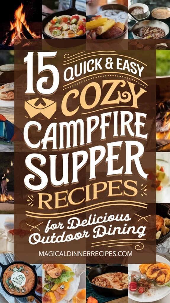 15 Quick & Easy Cozy Campfire Supper Recipes for Delicious Outdoor Dining