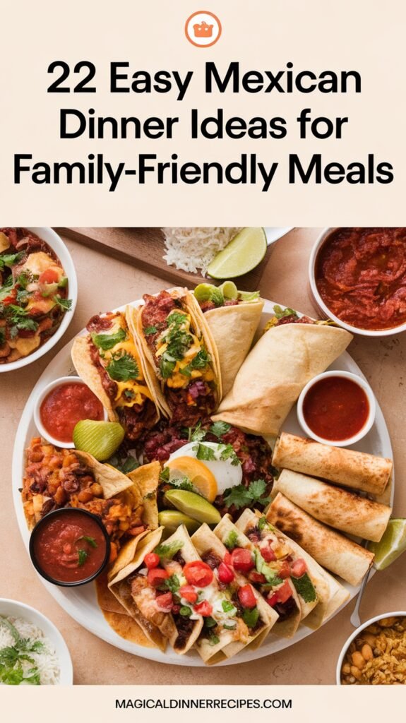 22 Easy Mexican Dinner Ideas for Family-Friendly Meals