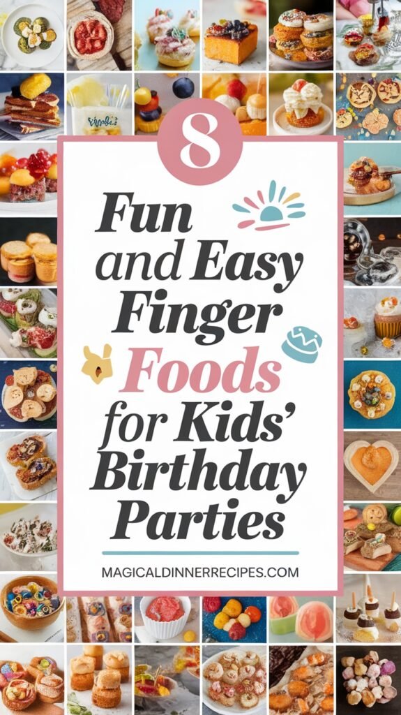 8 Fun and Easy Finger Foods for Kids’ Birthday Parties