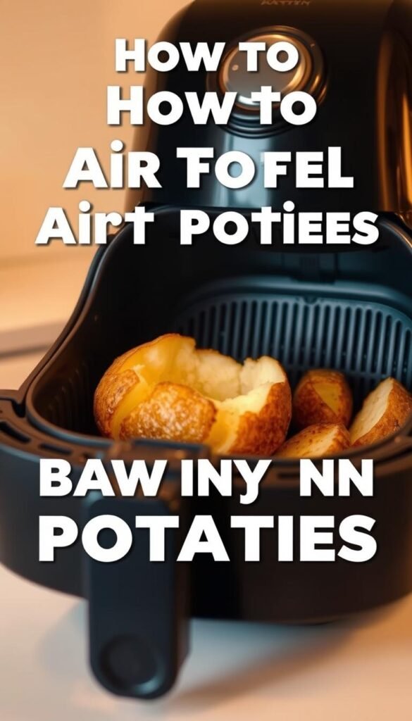 Air Fryer Baked Potato Technique Air Fryer Baked Potato Technique