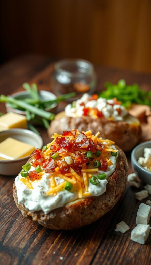 Air Fryer Baked Potato Toppings Air Fryer Baked Potato Toppings
