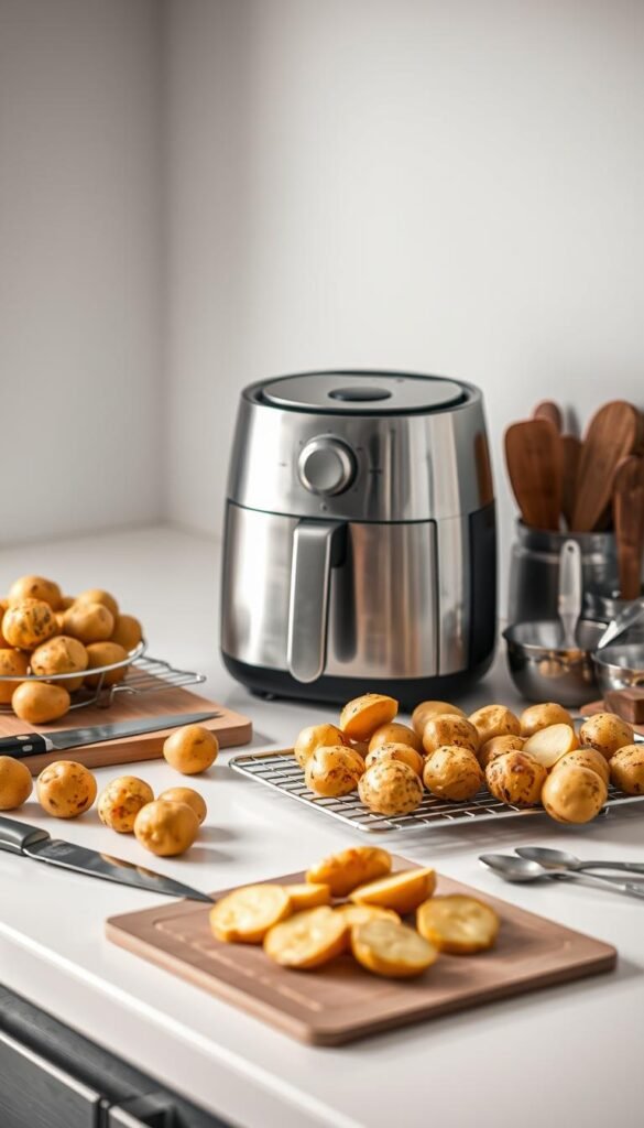Air Fryer Baked Potatoes Tools