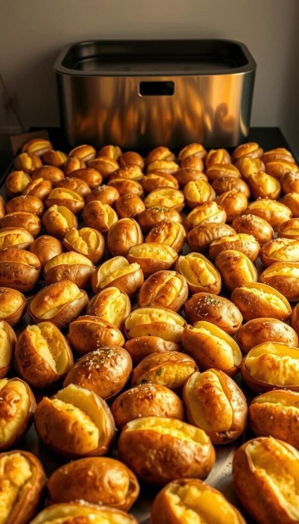 Air Fryer Baked Potatoes in Bulk