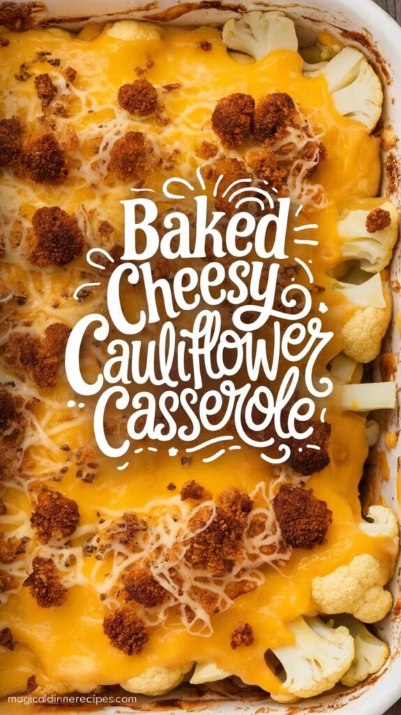 Baked Cheesy Cauliflower Casserole
