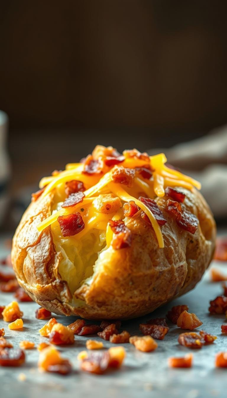 Cheesy Air Fryer Baked Potato: A Comfort Food Favorite