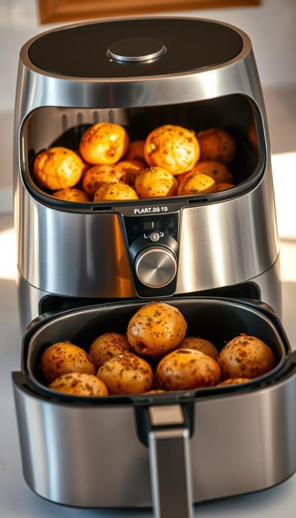 Cooking Potatoes in Air Fryer