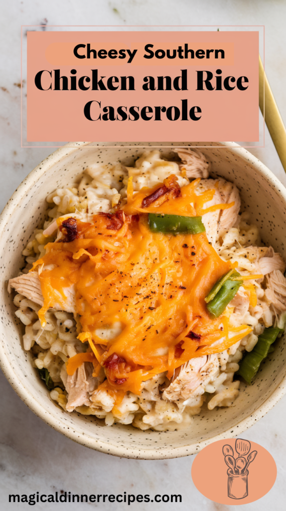 Creamy Southern Chicken and Rice Casserole