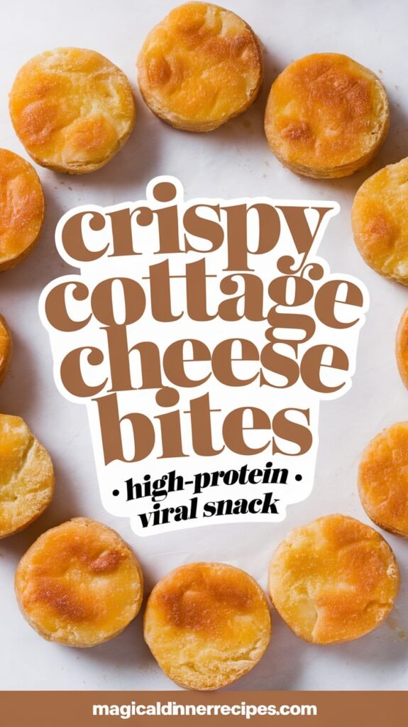 Crispy Cottage Cheese Bites – High-Protein Viral Snack
