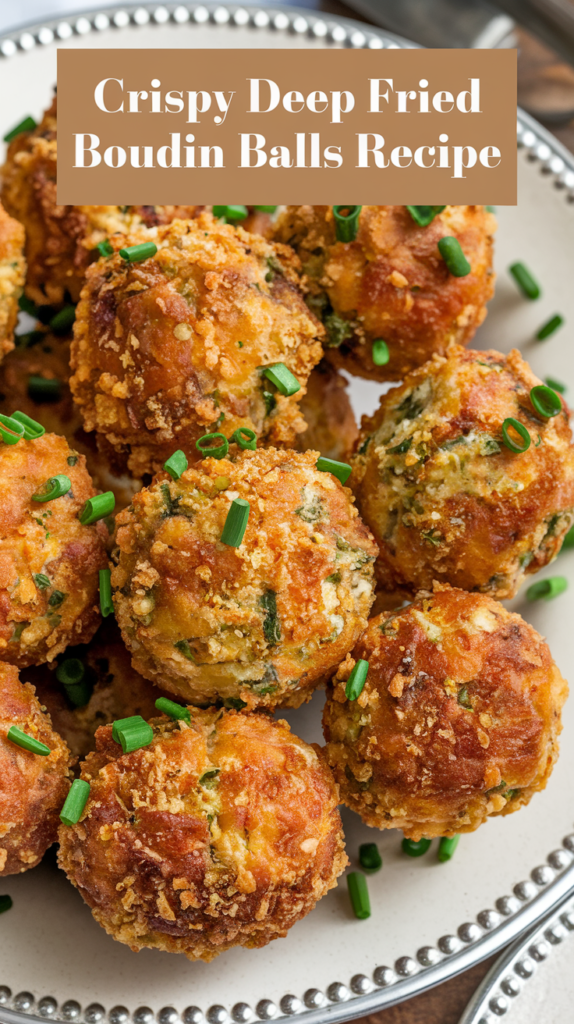 Crispy Deep Fried Boudin Balls Recipe