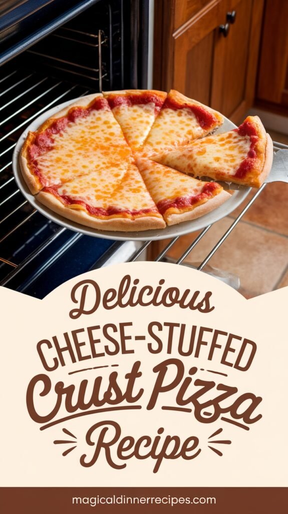 Delicious Cheese-Stuffed Crust Pizza Recipe