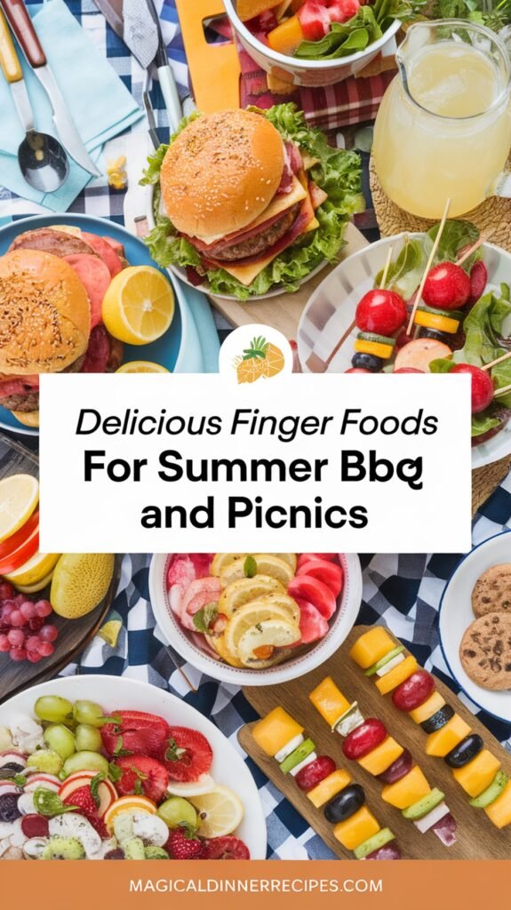 Delicious Finger Foods for Summer BBQs and Picnics