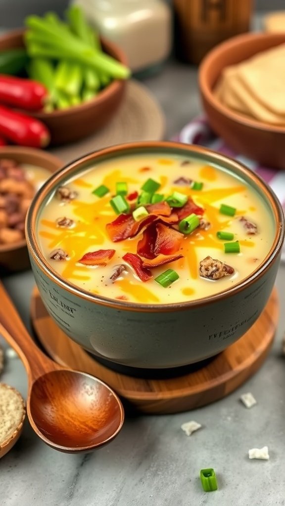 Quick & Easy Keto Cheeseburger Soup Recipe