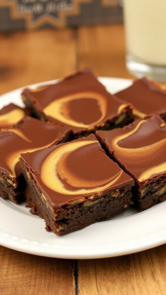 Rich and Decadent Peanut Butter Swirl Brownies