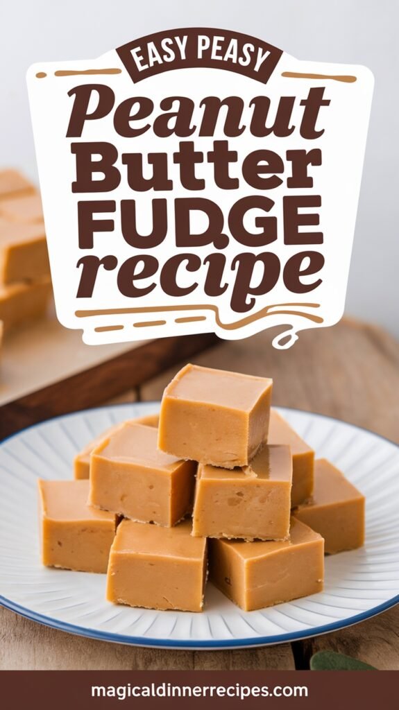 Easy Peasy Peanut Butter Fudge Recipe