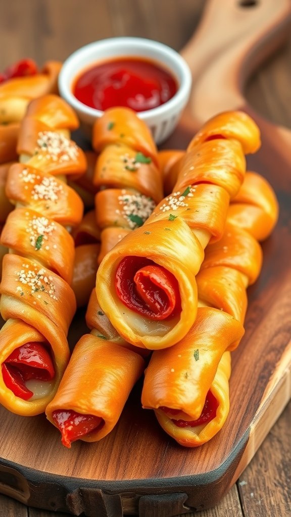 Puff Pastry Pizza Twists - A Fun Grab-and-Go Snack