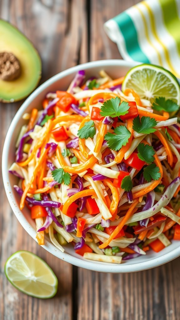 Zesty Mexican Coleslaw Recipe