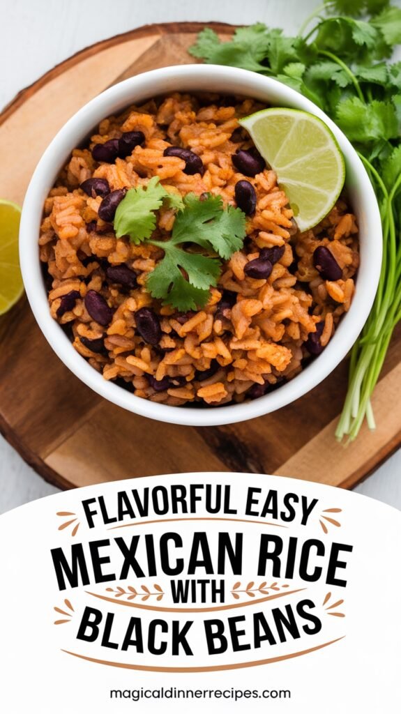 Flavorful Easy Mexican Rice with Black Beans