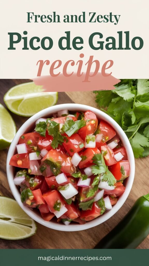 Fresh and Zesty Pico de Gallo Recipe