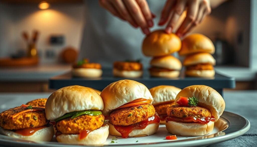 Indian Aloo Tikki Sliders Recipe