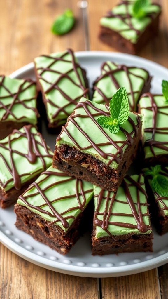 Decadent Mint Chocolate Brownies Recipe