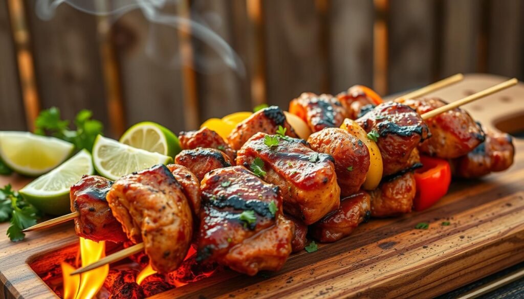 Jamaican Chicken Skewers