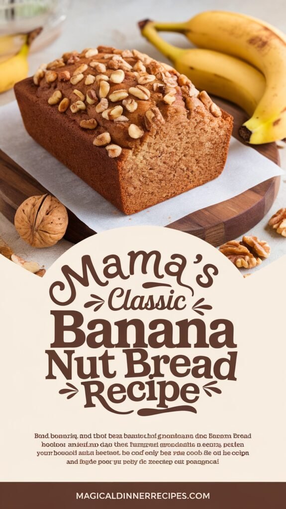 Mama's Classic Banana Nut Bread Recipe