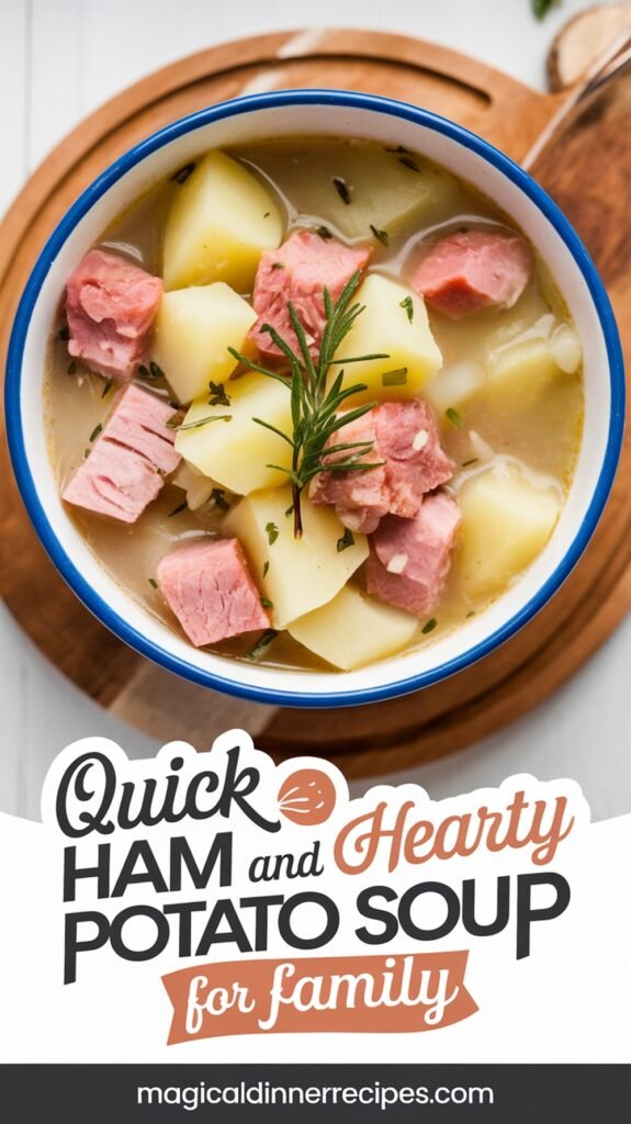 Quick and Hearty Ham and Potato Soup for Family