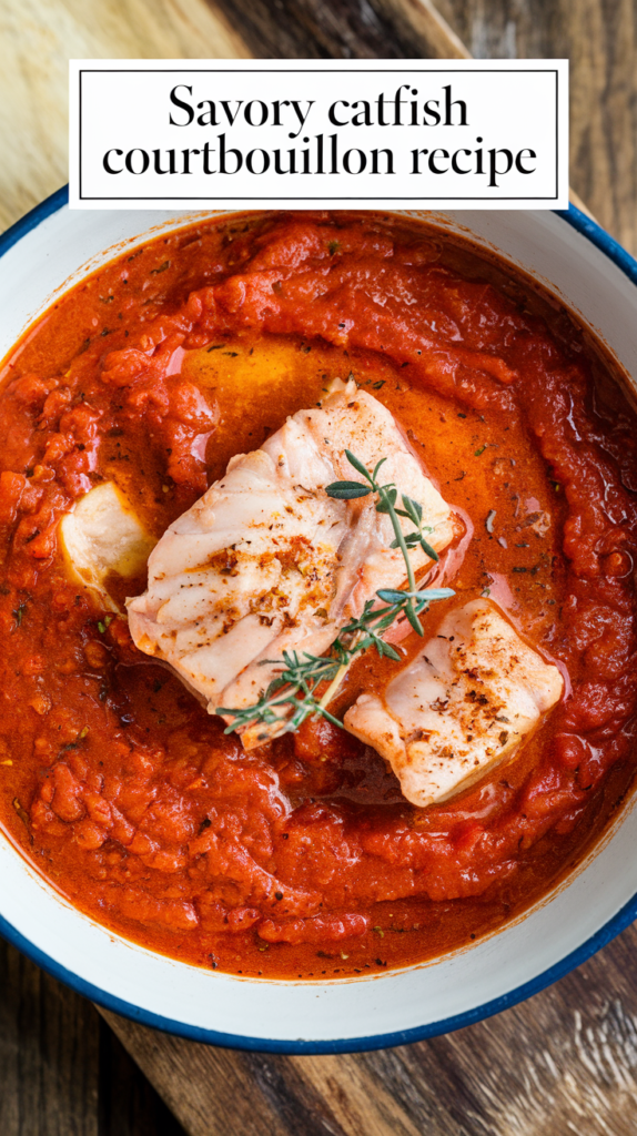 Savory Catfish Courtbouillon Recipe